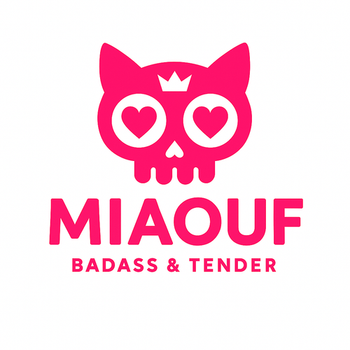 Logo  Tête de chat mexicaine - Miaouf - Badass & Tender